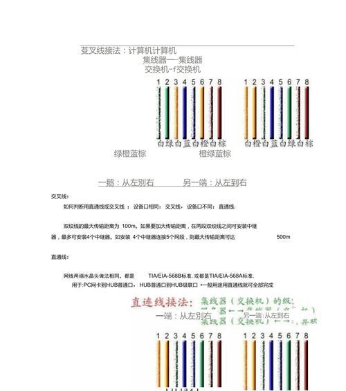 四芯网线水晶头接法图解（通过图解学习四芯网线水晶头的正确接法，轻松构建网络连接）  第1张