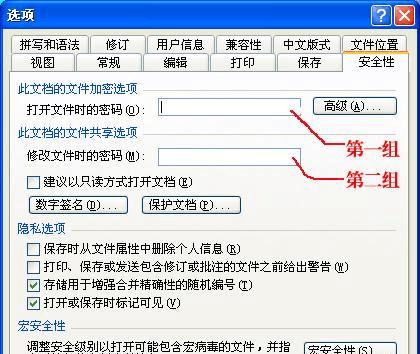 如何使用文档设置密码保护（简单有效的保护个人文件安全）  第1张